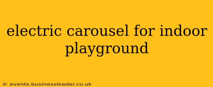 electric carousel for indoor playground
