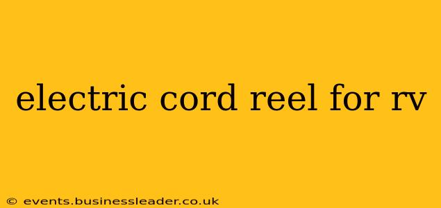 electric cord reel for rv