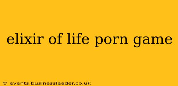 elixir of life porn game