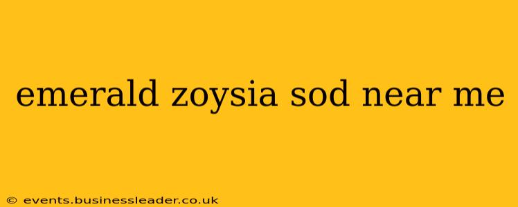 emerald zoysia sod near me