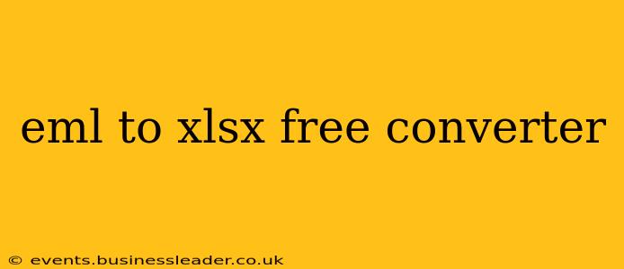 eml to xlsx free converter