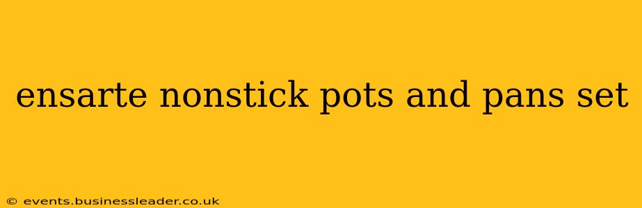 ensarte nonstick pots and pans set