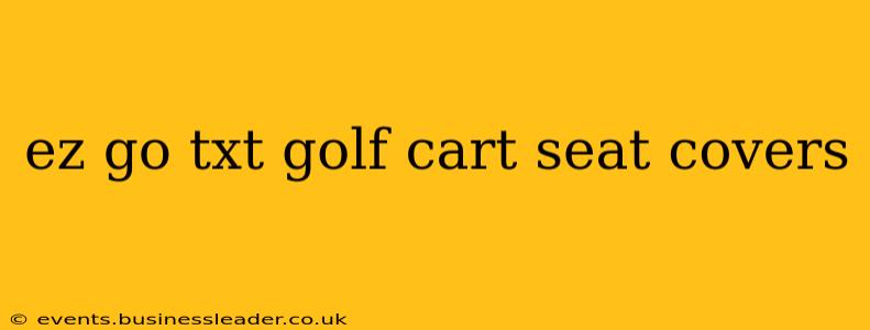 ez go txt golf cart seat covers