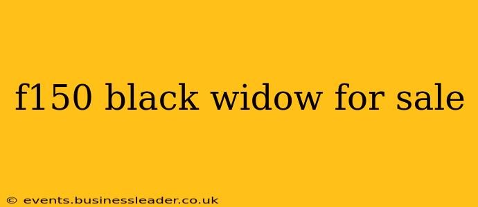 f150 black widow for sale