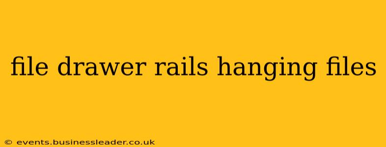 file drawer rails hanging files