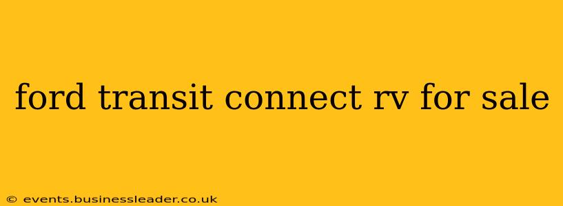ford transit connect rv for sale