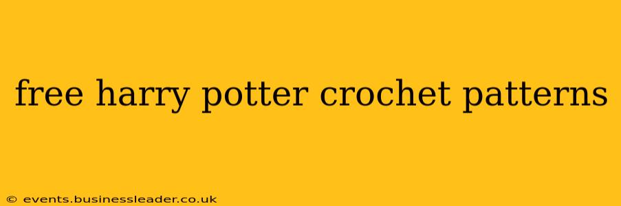 free harry potter crochet patterns