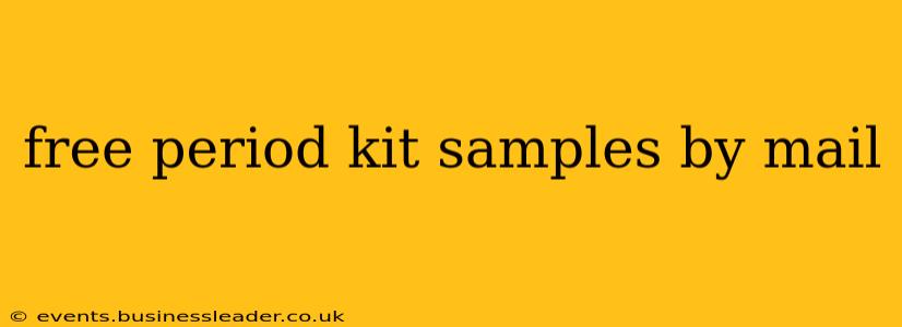 free period kit samples by mail