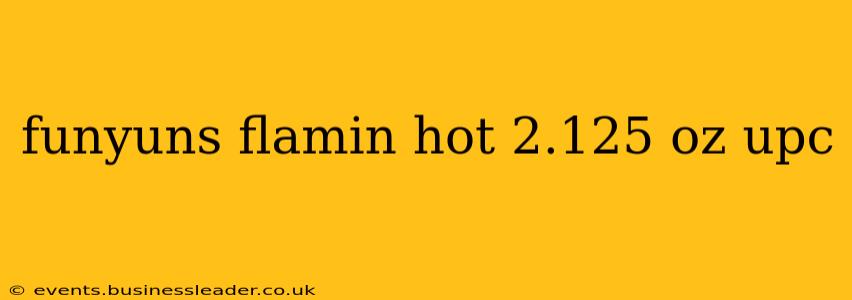 funyuns flamin hot 2.125 oz upc