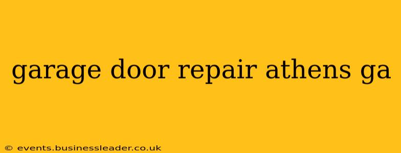 garage door repair athens ga