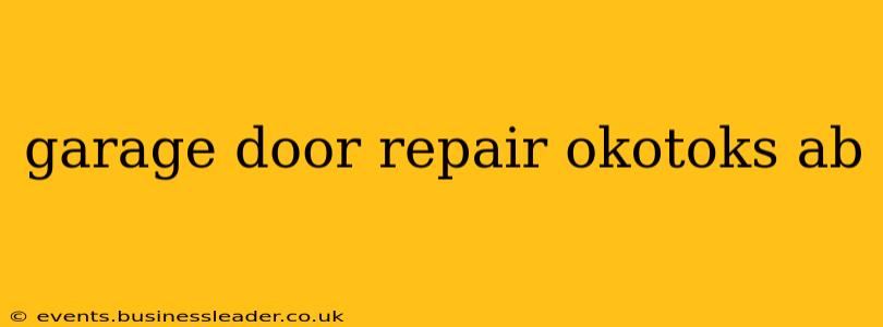 garage door repair okotoks ab