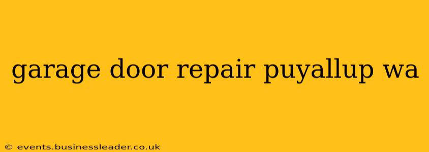 garage door repair puyallup wa