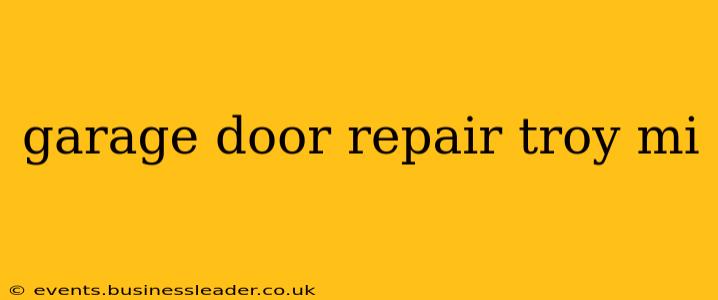 garage door repair troy mi