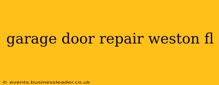 garage door repair weston fl