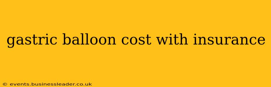 gastric balloon cost with insurance