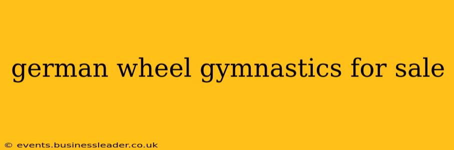 german wheel gymnastics for sale