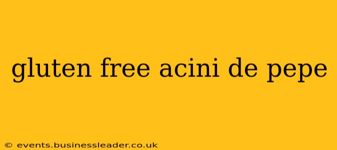 gluten free acini de pepe