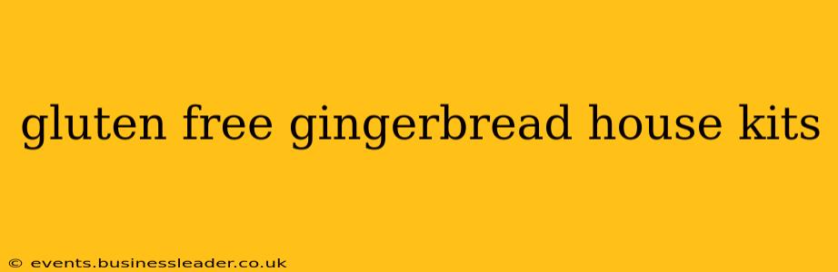 gluten free gingerbread house kits