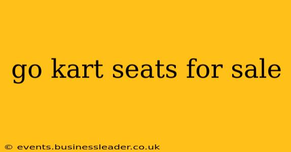 go kart seats for sale