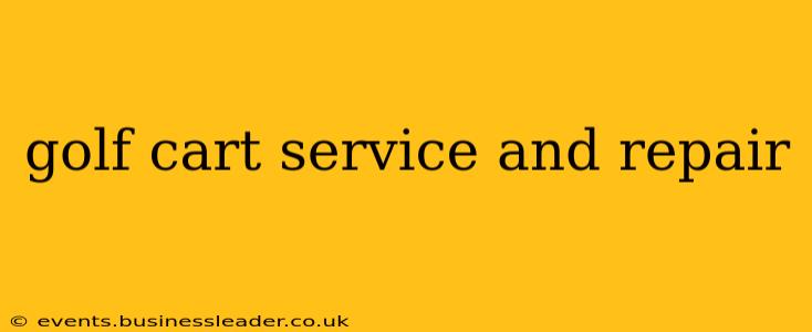 golf cart service and repair