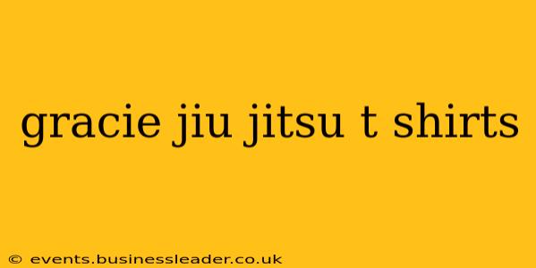 gracie jiu jitsu t shirts