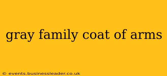 gray family coat of arms