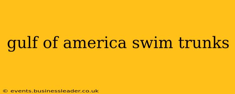 gulf of america swim trunks