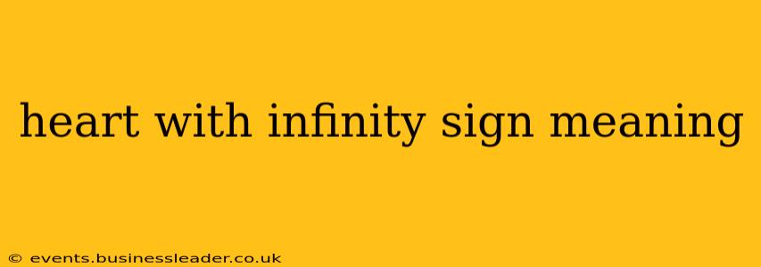 heart with infinity sign meaning