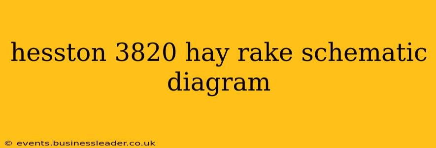 hesston 3820 hay rake schematic diagram
