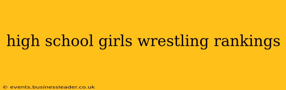 high school girls wrestling rankings