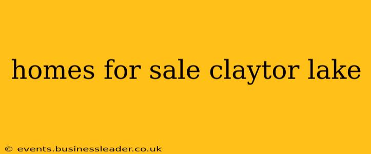 homes for sale claytor lake