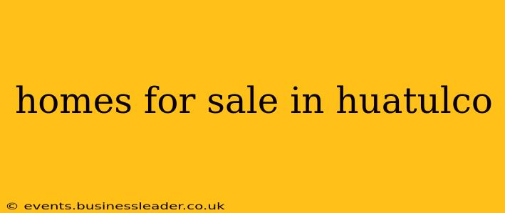 homes for sale in huatulco