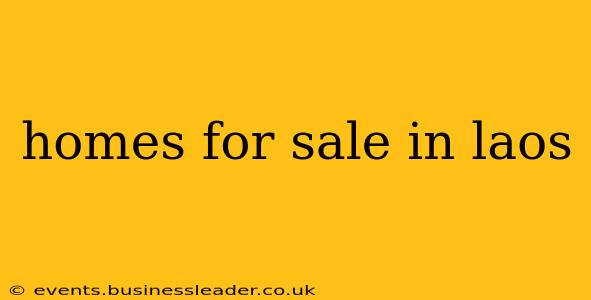 homes for sale in laos