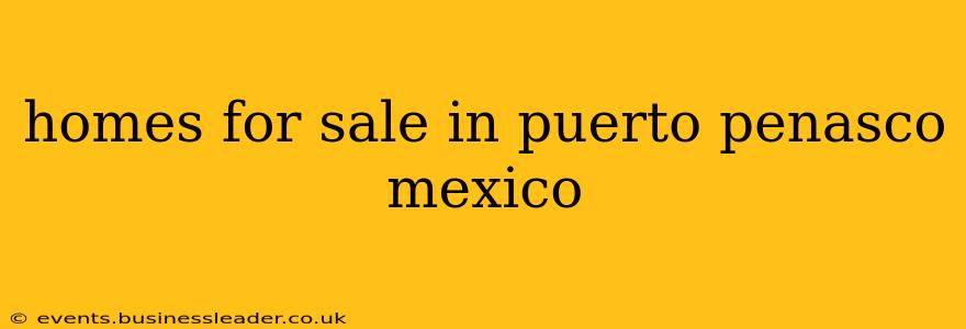 homes for sale in puerto penasco mexico