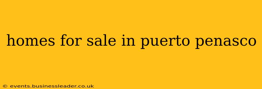 homes for sale in puerto penasco