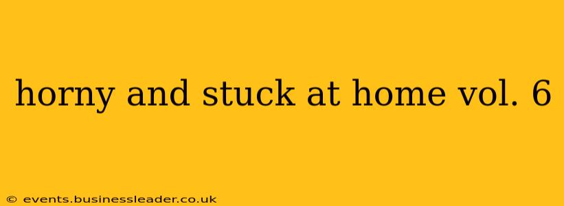 horny and stuck at home vol. 6 horny and stuck at home vol. 6
