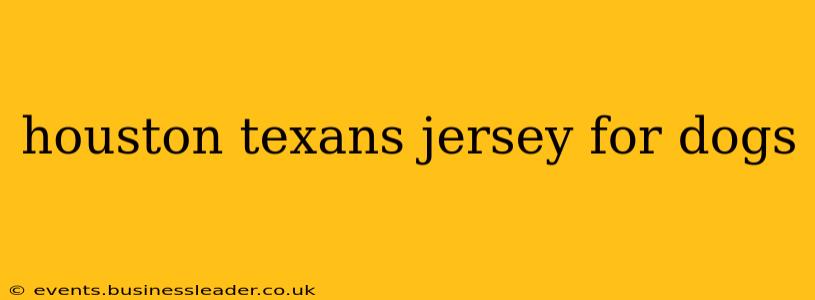 houston texans jersey for dogs