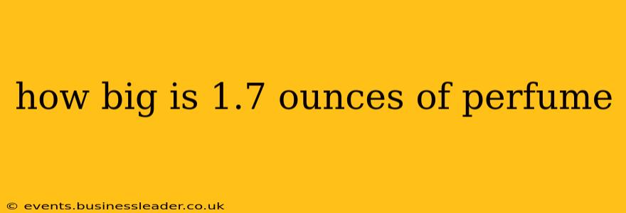 how big is 1.7 ounces of perfume