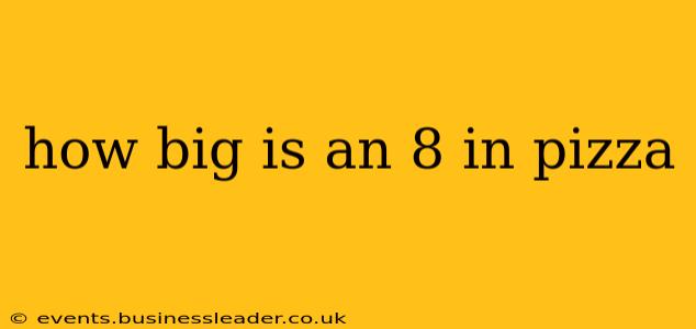 how big is an 8 in pizza