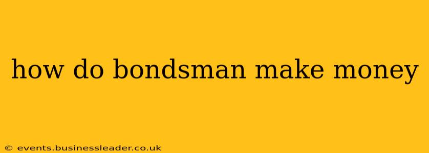 how do bondsman make money