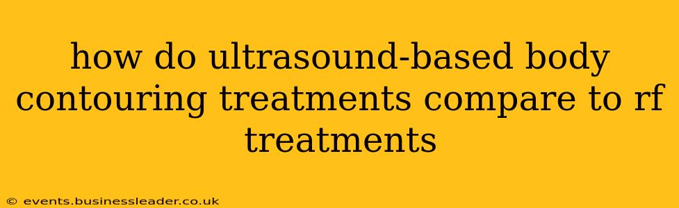 how do ultrasound-based body contouring treatments compare to rf treatments
