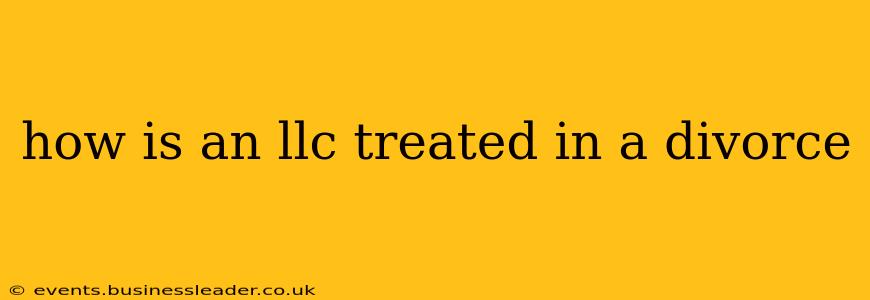 how is an llc treated in a divorce