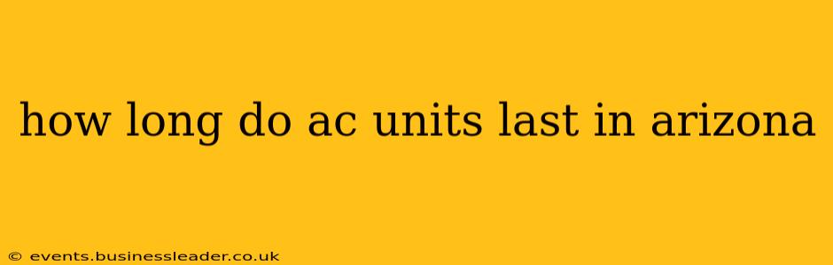how long do ac units last in arizona