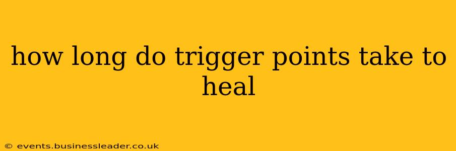 how long do trigger points take to heal