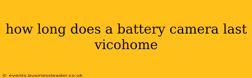 how long does a battery camera last vicohome