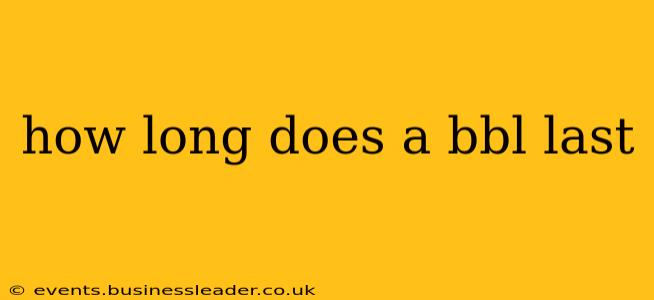 how long does a bbl last
