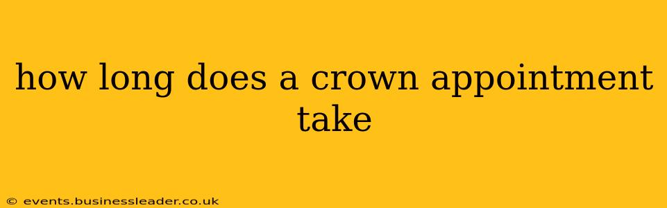 how long does a crown appointment take