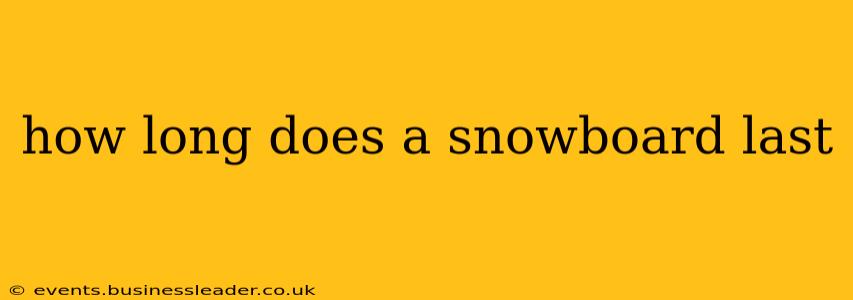 how long does a snowboard last