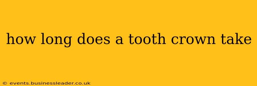 how long does a tooth crown take