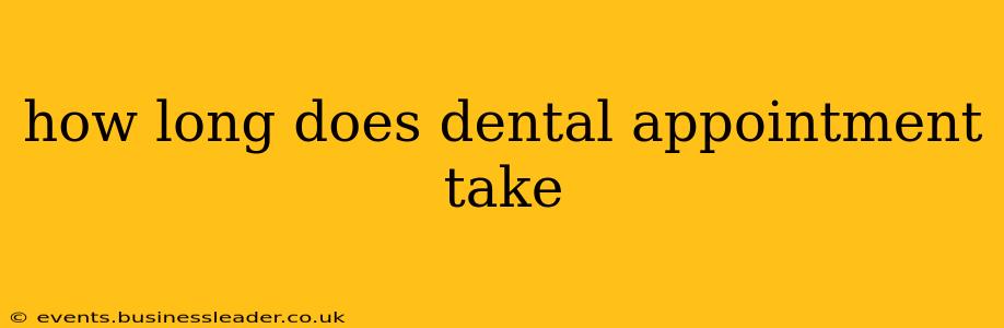 how long does dental appointment take